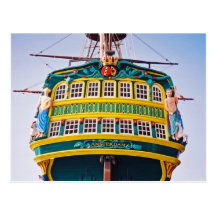 Hohe Schiffs-Postkarte Amsterdams
