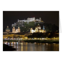 Hohensalzburg Schloss, Salzburg Grußkarte