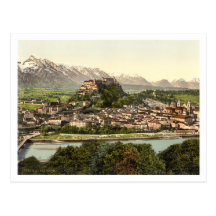 Hohensalzburg Schloss, Salzburg, Österreich Postkarte