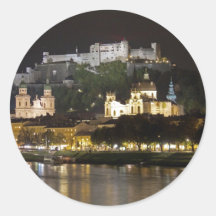 Hohensalzburg Schloss, Salzburg Runde Aufkleber