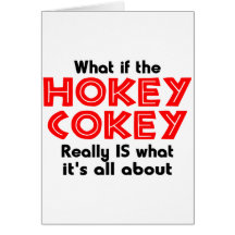 hokey cokey grußkarten