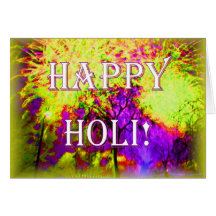 Holi Festival der Farbkarte