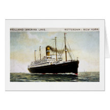 Holland-Amerika Linie - Rotterdam - New York Karten