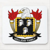Holliday Familienwappen Mousepads