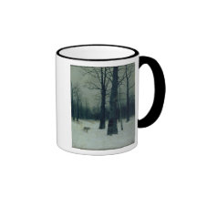 Holz in Winter, 1885 Tee Tasse