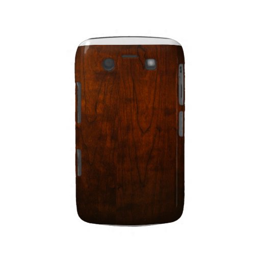 Hölzerne Mahagonibeschaffenheit Blackberry Bold Cover