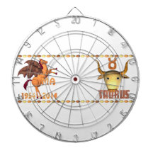 Hölzerne Pferdestier-Tierkreis Dartscheibe
