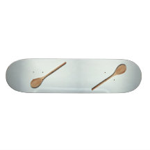 Hölzerner Löffel für Küchenarbeit Personalisierte Skateboarddecks