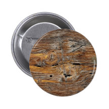 Hölzernes Korn, Blatt des verwitterten Bauholzes Anstecknadelbutton