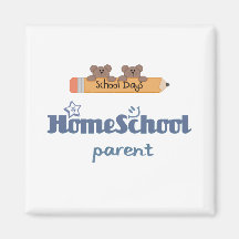 HomeSchool Elternteil Kühlschrankmagnete