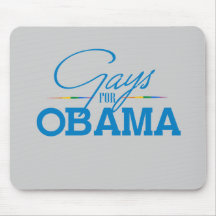 Homosexuelle für Obama Mauspads