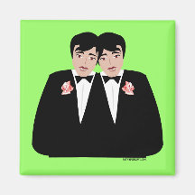 Homosexuelle Gastgeschenke Hochzeit Kühlschrankmagnet