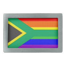 homosexuelle stolze Regenbogenflagge Südafrika-Lan Gürtelschnalle