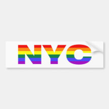 Homosexueller NYC Autoaufkleber