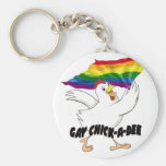 Homosexuelles Küken-EIn-Dee Schlüsselbänder