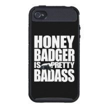 Honey Badger Is Pretty Badass iPhone 4/4S Cover