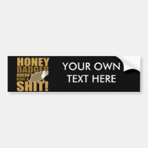 Honeybadger interessieren sich nicht autosticker