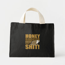 Honeybadger interessieren sich nicht leinentasche