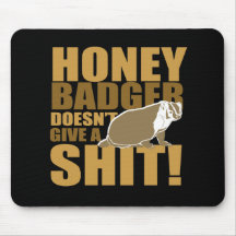 Honeybadger interessieren sich nicht mousepads