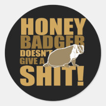 Honeybadger interessieren sich nicht sticker