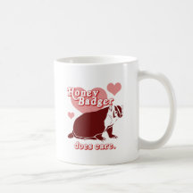 Honeybadger interessiert sich kaffee tassen