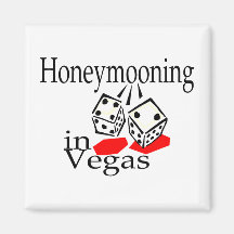 Honeymooning in Vegas Magnete