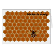 Honig-Bienen Grußkarten