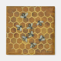 Honig-Bienen Magnets