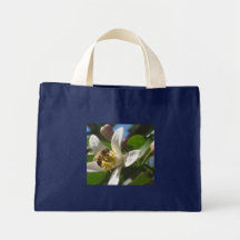 Honig-Bienen-und Zitronen-Blüten-Tasche