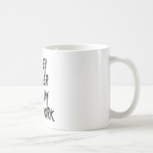 Honig-Dachs aß meine Hausaufgaben Kaffeetasse