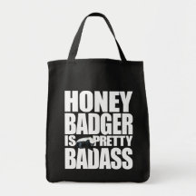 Honig-Dachs ist hübsche Badass Tasche