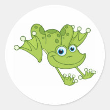 Hopfenreich der glückliche Frosch Sticker