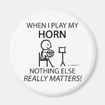 Horn nichts anderes ist von Bedeutung Kühlschrankmagnete