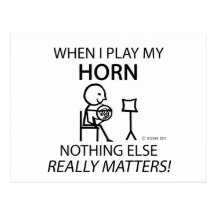 Horn nichts anderes ist von Bedeutung Postkarten