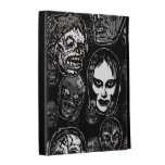 Horror-Film-Monster-Masken (b&w)
