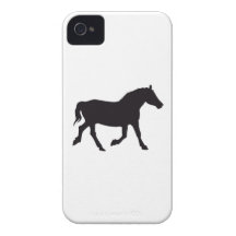 Horse Vintage Wood Engraving iPhone 4 Case-Mate Cases
