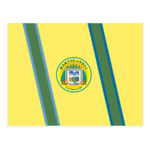 Hortolandia Sao-Paulo Flagge Brasiliens, Brasilien Postkarte