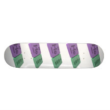 Hos als Ho Holmium und s-Schwefel Skateboarddecks