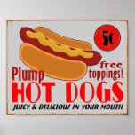 HotDogSign, Plakat