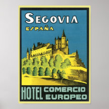 Hotel Comercio Europeo Segovias Espana Plakatdrucke