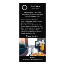 Hotel-Gestell-Karten-Drucken Vollfarbige Werbekarte