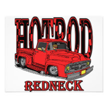 Hotrod Redneck Individuelle Einladungskarten
