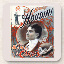Houdini König der Karten-Untersetzer kork-untersetzer