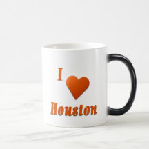 Houston  -- Gebrannte Orange Tee Tassen