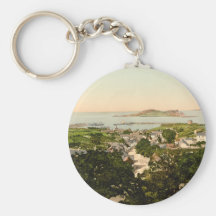 Howth und Irlands Auge Schlüsselanhänger