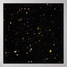Hubble ultra Weltraum-Feld Posterdrucke