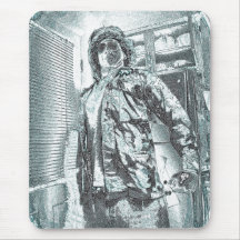 Huber in der Uniform Mauspads