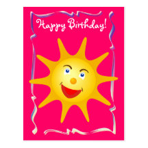 Hübsche alles Gute zum Geburtstagpostkarte