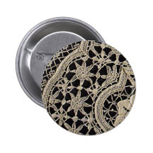 Hübsche antike Zele Spitze Buttons