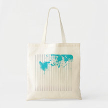 Hübsche blaue girly Tasche (addieren Sie Ihren Nam